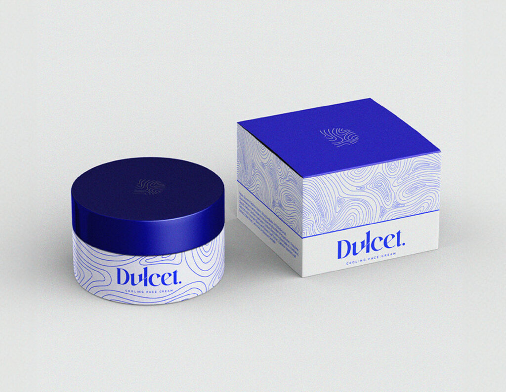 Skincare face cream container